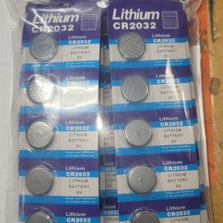 CR2032 Batteries 12 Packs of 6 =72
