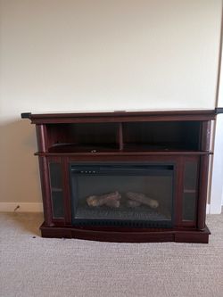 Electric Fireplace TV Stand Console