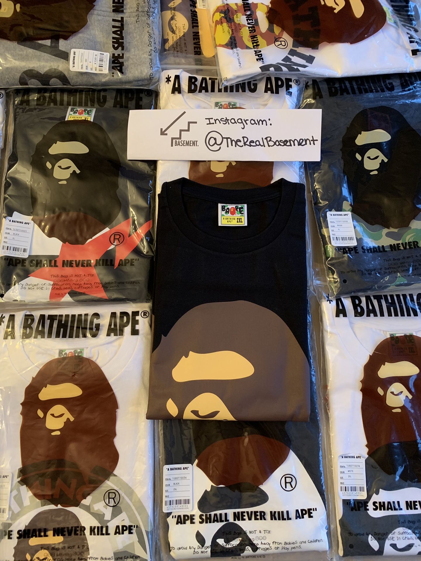 AUTHENTIC BAPE T SHIRT