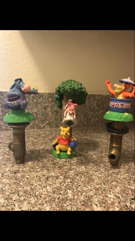 Bathroom faucet set Winnie the Pooh