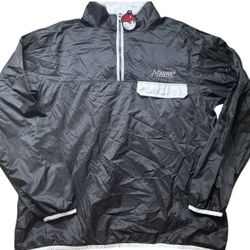 NWT MALBON GOLF quarter Zip Nylon Pullover Xl 
