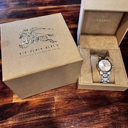 Burberry City Watch BU9105 Two-Tone 34mm w/ Box