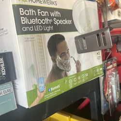 Bath Fan With Bluetooth Speaker 