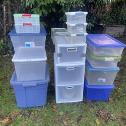 15 Storage Boxes 