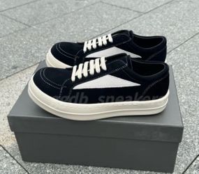 BRAND NEW black suede rick owen vans