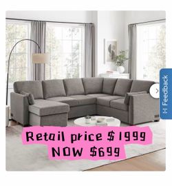 New open box sleeper couch sofa
