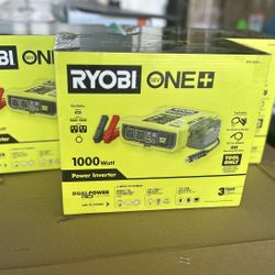 RYOBI ONE+ 18V 1000-Watt Max 12-Volt Automotive Power Inverter