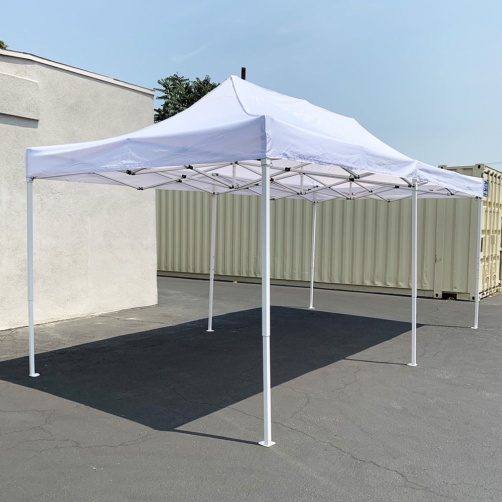 $185 (New) Heavy duty 10x20 ft ez pop up canopy outdoor party tent instant shades w/ carry bag