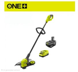 RYOBI

ONE+ 18V 13 in. Cordless Battery String Trimmer/ Lawn Edger with 4.0 Ah Battery and Charger