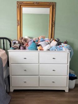 White dresser