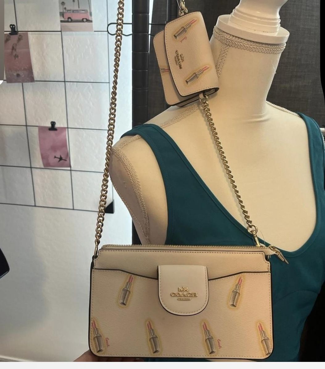 Coach Crossbody With Coin Holder