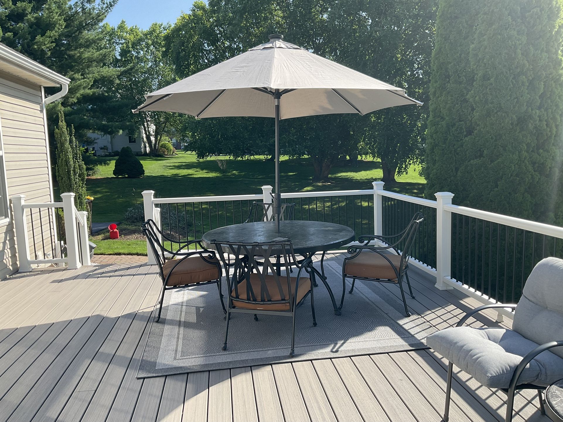 Patio Set - 6 Chairs & Two Tables
