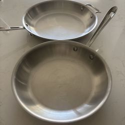 All Clad Stainless Steel Skillets 