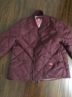 Dickies Burgundy Bomber Jacket