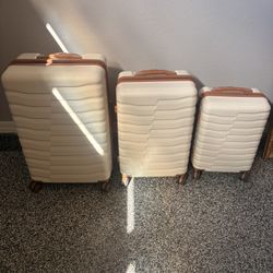 3pc Hardshell Luggage Set 20 24 28 Inch Spinner TSA Lock