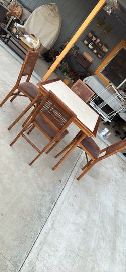 Vintage foldable table