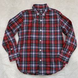 Kids Boy Plaid Shirt Size Large Regular 