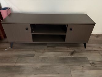 Mid-Century Modern TV Stand with Storage
