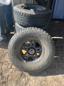 Off road tires with vision rim