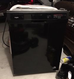 Whirlpool dishwasher, stove & hood set (NEW)