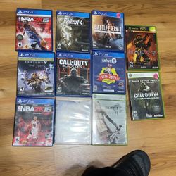 PS4, PS3, XBox Games
