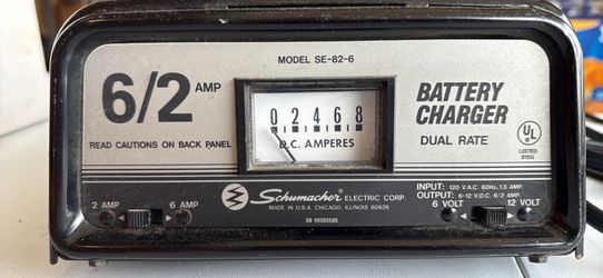 Battery Charger 6/2 Amp - Zip Code 60631