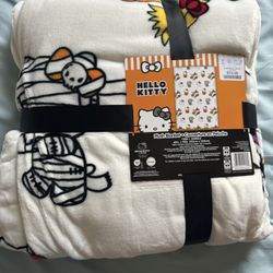 Hello Kitty Halloween Blanket 