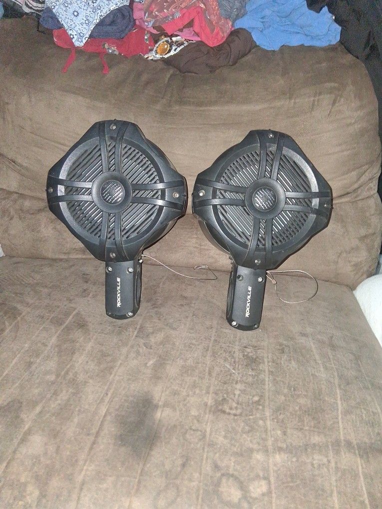 Rockville 6.5 in. Outboard Marine Speakers