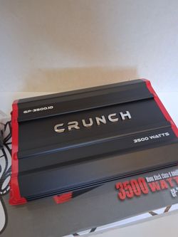 Crunch GP-3500.1D Mono Block Car Amplifier
