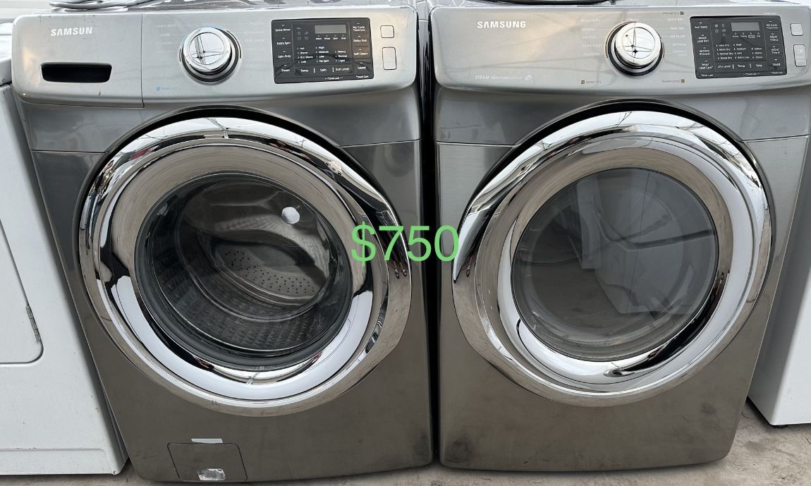 Beautiful Samsung Washer And Electric Dryer (1 Year Warranty)