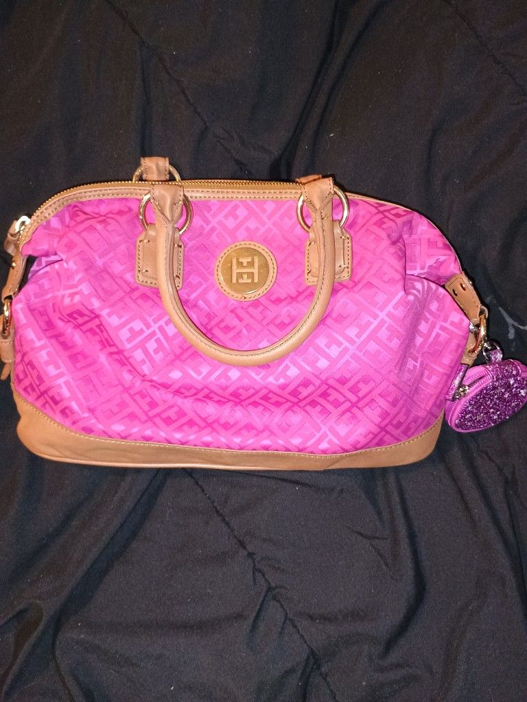 Pink Tommy Hilfiger Purse 