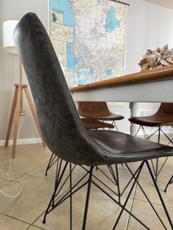 5 Leather Chairs
