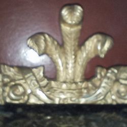 Vintage Brass Griffin Embellishments - Furniture Applique -