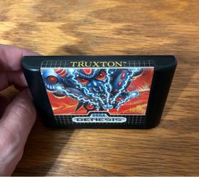 TRUXTON for Sega Genesis video game console system cartridge 16-Bit Vintage Classic cart Authentic Genuine