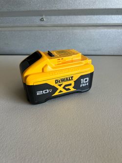 DeWalt XR 20V Max 10Ah Lithium-Ion Battery Like New