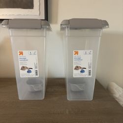 Pet Food Storage Containers w/scoop  