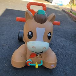 Fisher Price Walk Bounce & Ride Pony