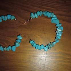 Genuine Turquoise Earrings 