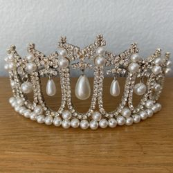 Vintage Princess Diana Replica Tiara Crown New In box 