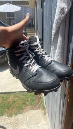 Black Jordan Hightop Football Cleats