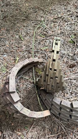 Wooden vintage plant hangers