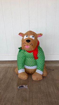 New Large Christmas Dog Inflatable