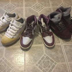 Lot Of Air Jordans 3 Pairs