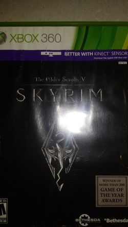 Xbox360 skyrim game