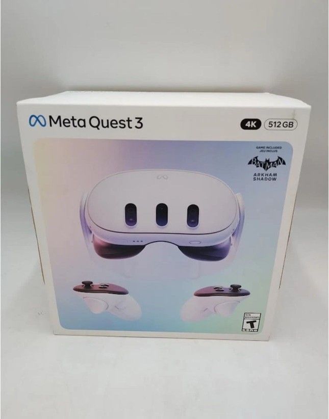 Meta quest 3 512gb Batman Arkham shadow included floor model