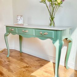 Newly Refurbished French Provincial Console Table