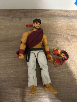 Custom Jada toys Ryu action figure