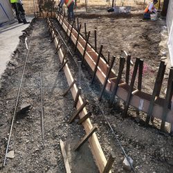 Curb N Gutter, Vgutter, Sideways, Ramps, Foundations, Retaining Wall 