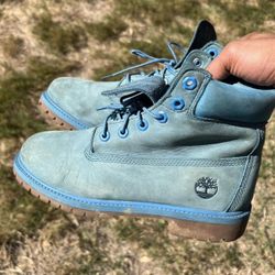 Timberland 6in Boot Slate Blue Sz6M / 8W