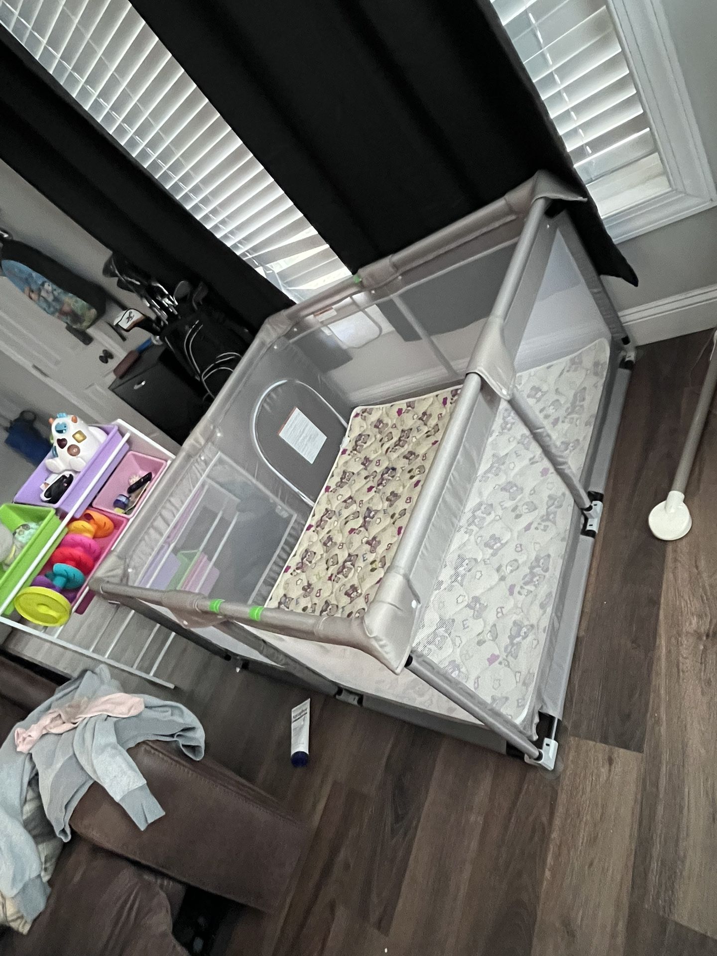 Baby Playpen With Mat